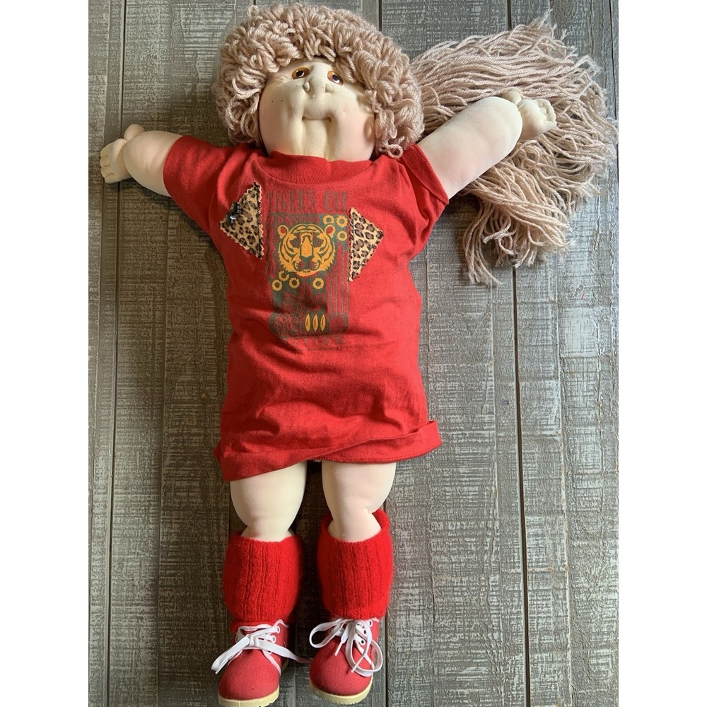 Signed‎ 1988 Cabbage Patch Kids Soft Sculpted Custom Shoes Designer Shirt Rare